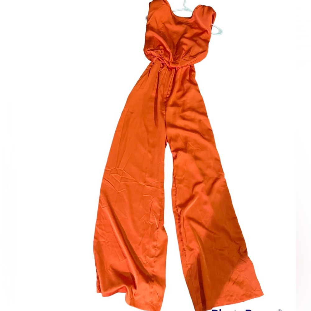 Nasty Gal Satin Jumpsuit NWT